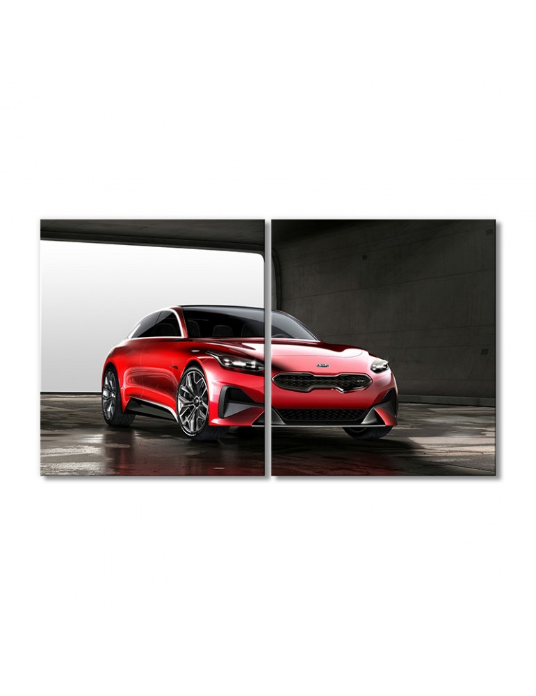 

Модульная картина Artel «KIA купе новый» 2 модуля 80x120 см