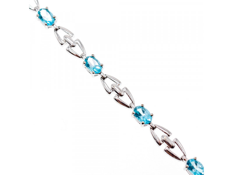 

Серебряный браслет с топазами Мечта Натуральный Sky Jewelry 003580