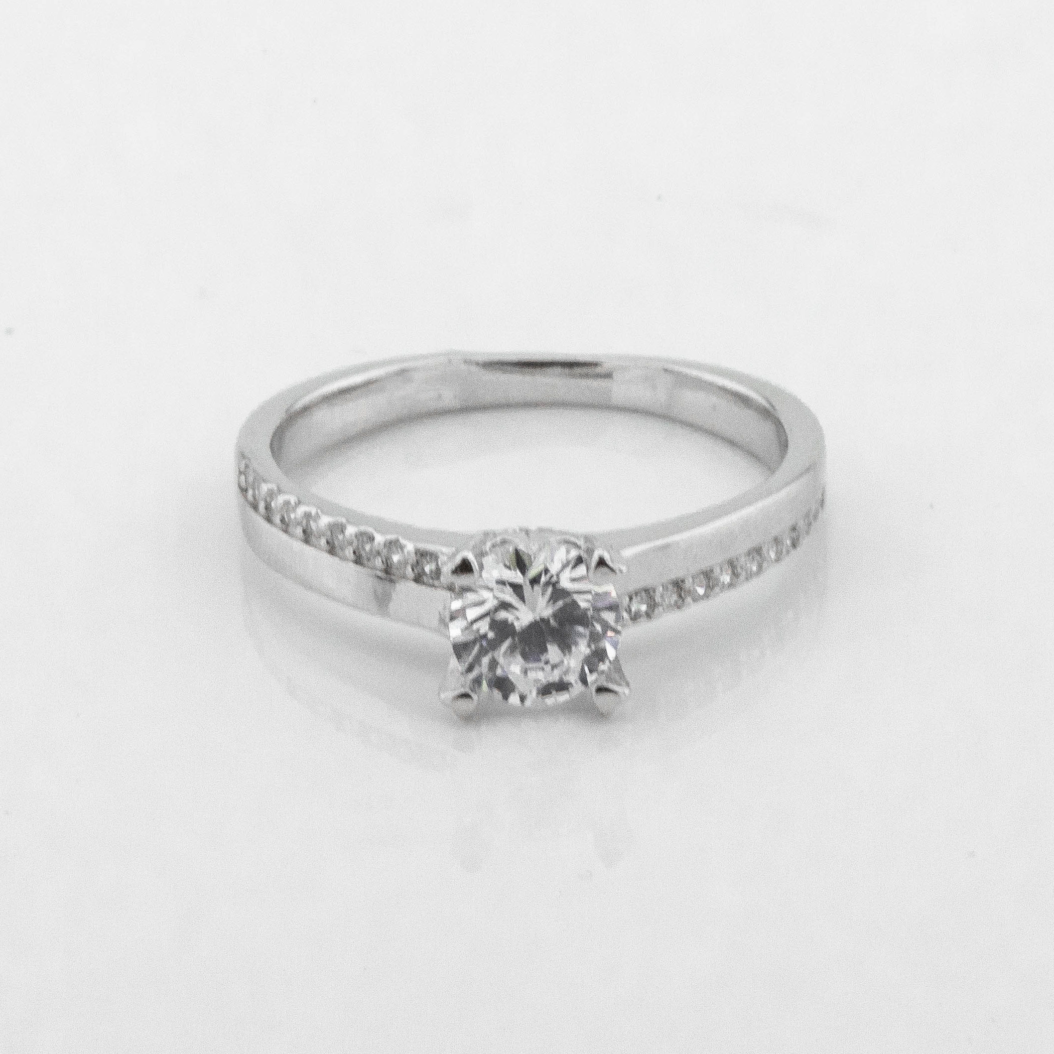 

Серебряное кольцо Сердечки с фианитами K111700 Диамант, 16,5 размер