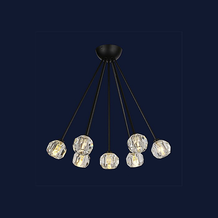 

Люстра Levistella 756PR9565-7 BK