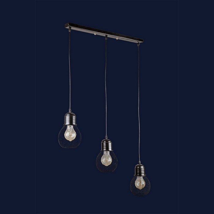 

Люстры светильники Levistella 907004F-3 BK (500)