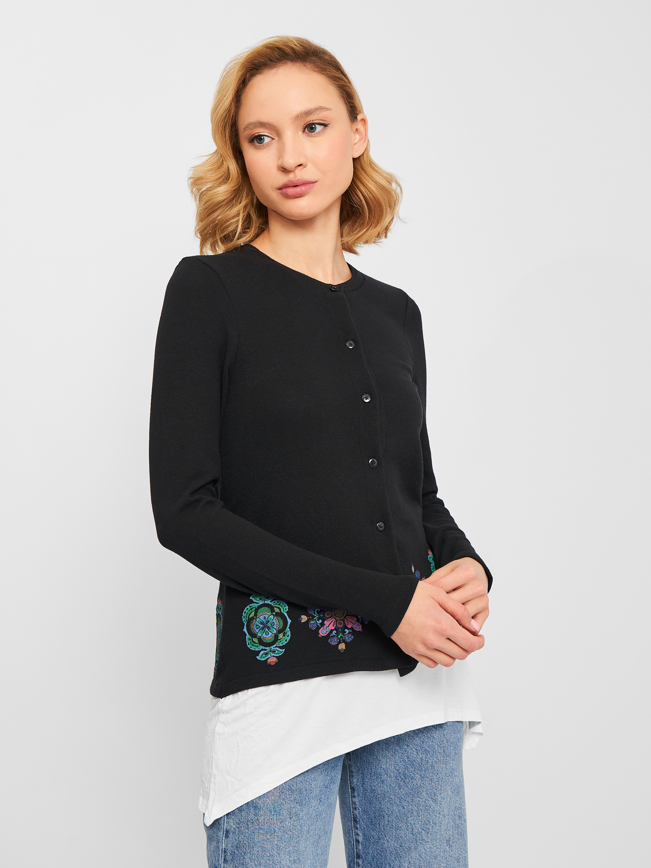 

Кардиган Desigual 18WWSK27-2000 S Черный