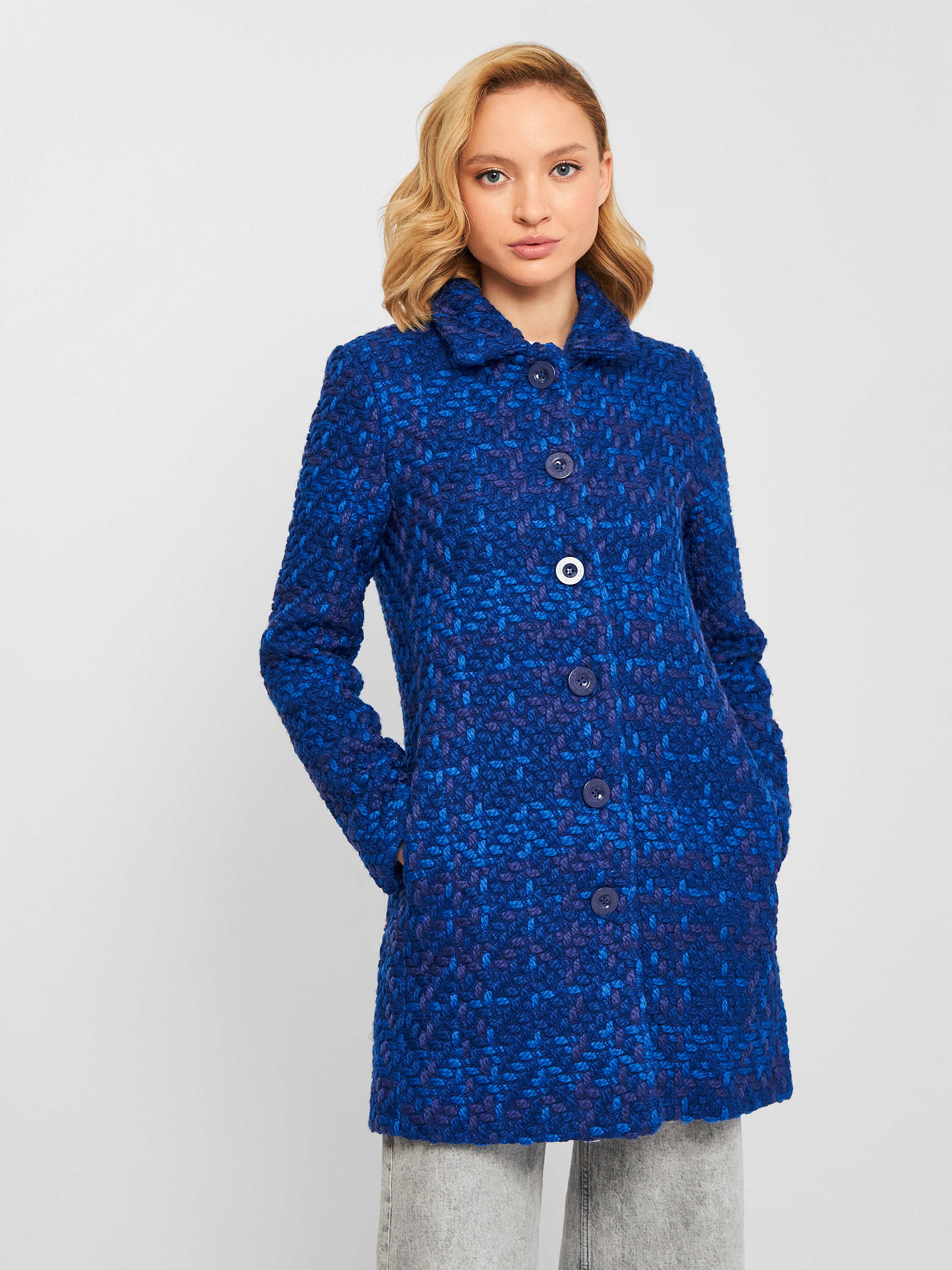 

Пальто Desigual 18WWEWBM-4017 38 Синее
