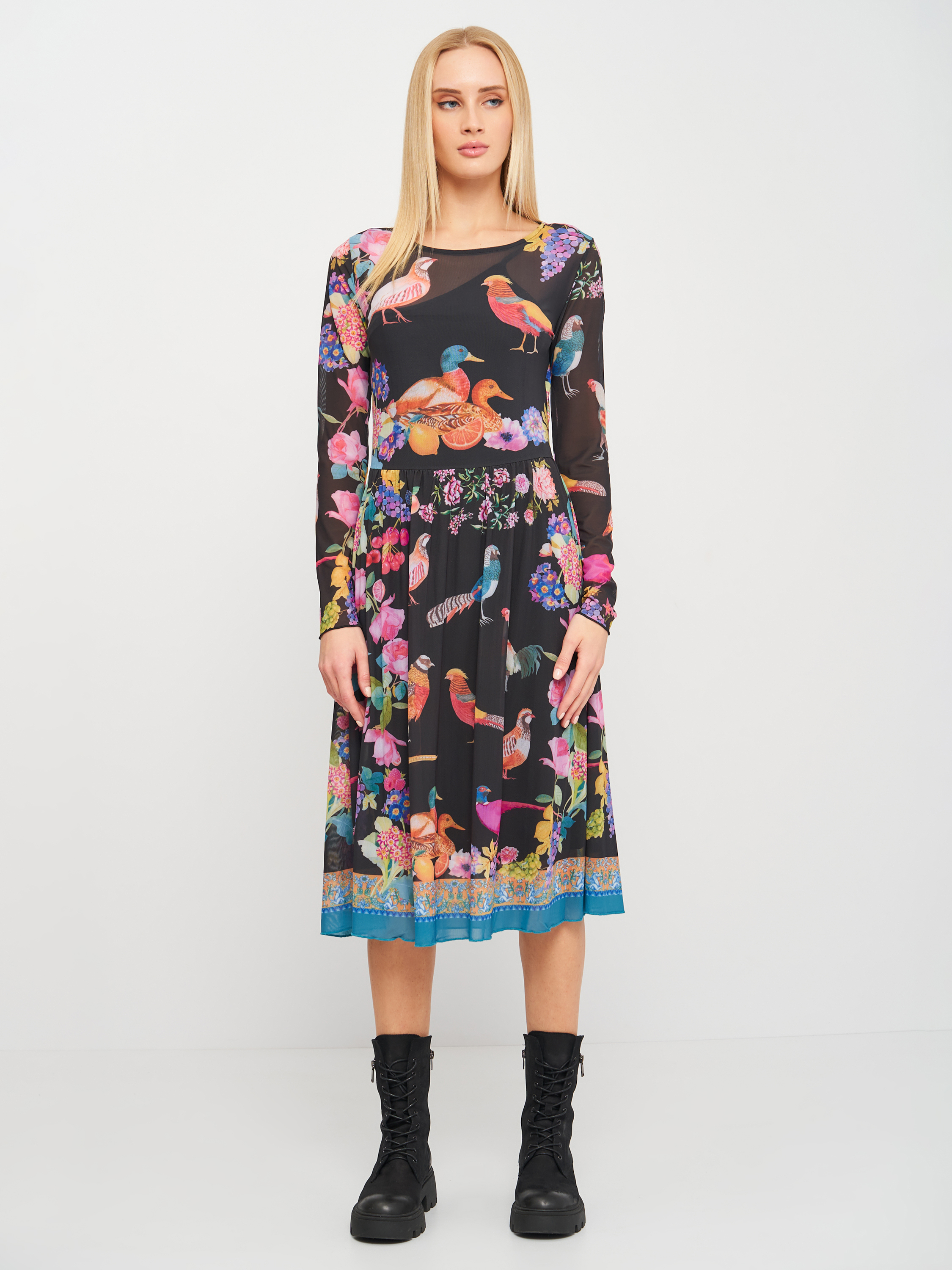 

Платье Desigual 18WWVKA8-2000 M Черное