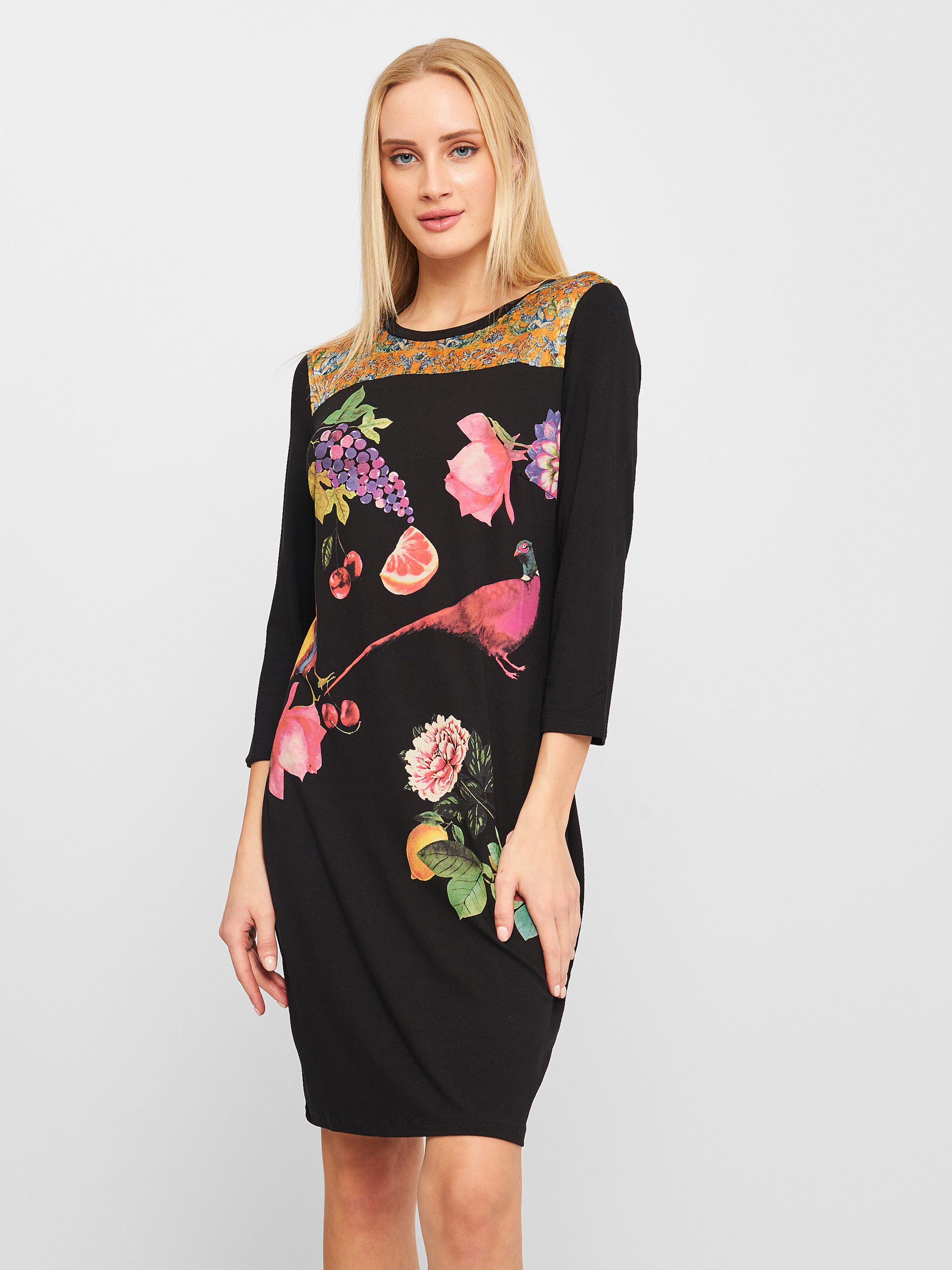 

Платье Desigual 18WWVK02-2000 XL Черное