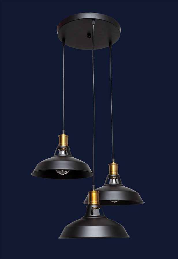 

Лофт люстры Levistella 7526857F3-3 BK (300)