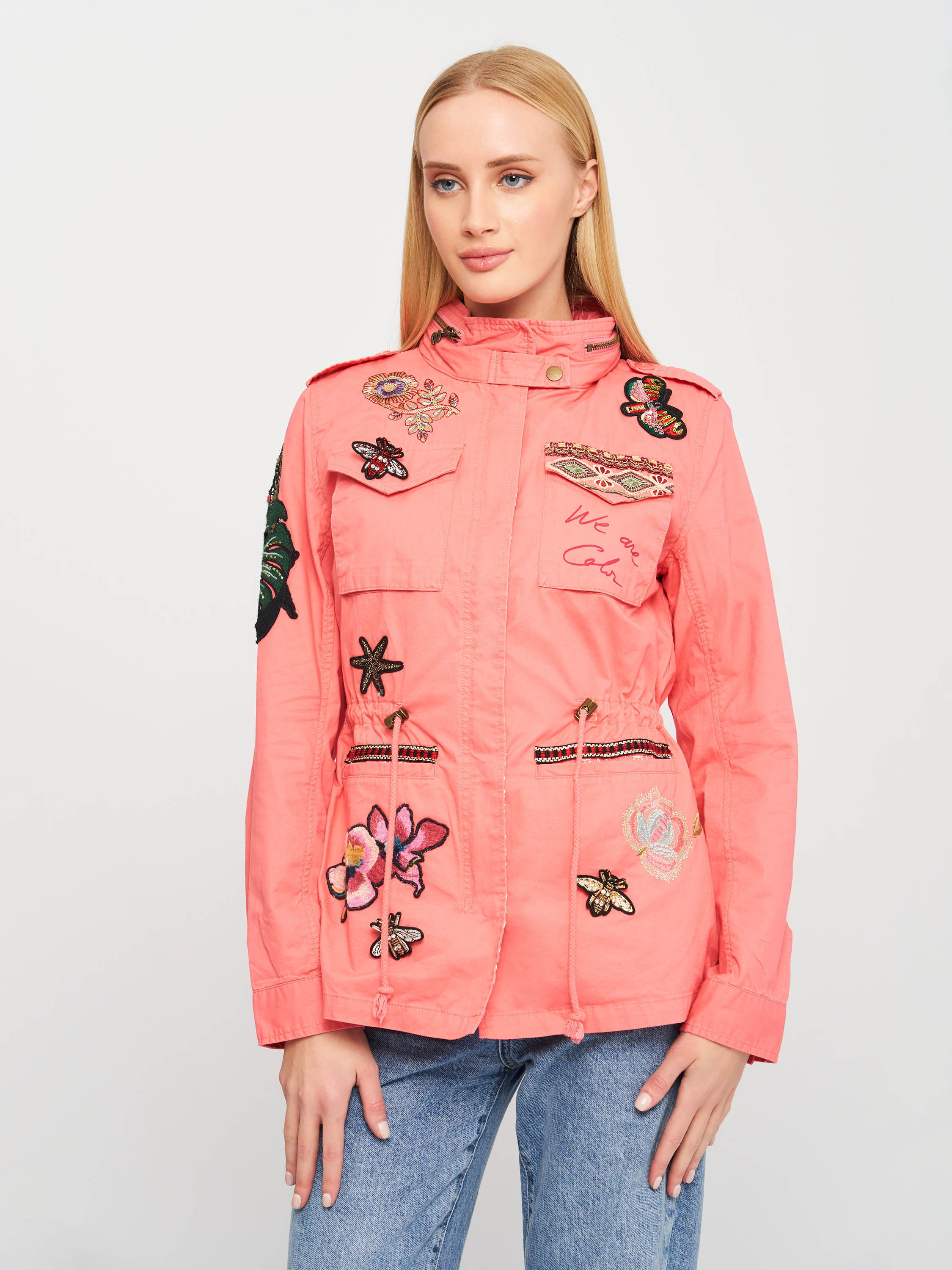 

Парка Desigual 19SWEW46-3061 40 Розовая