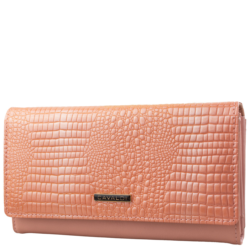 

Женский кожаный кошелек 4U Cavaldi 19х15х5,3 см Розовый 000168827