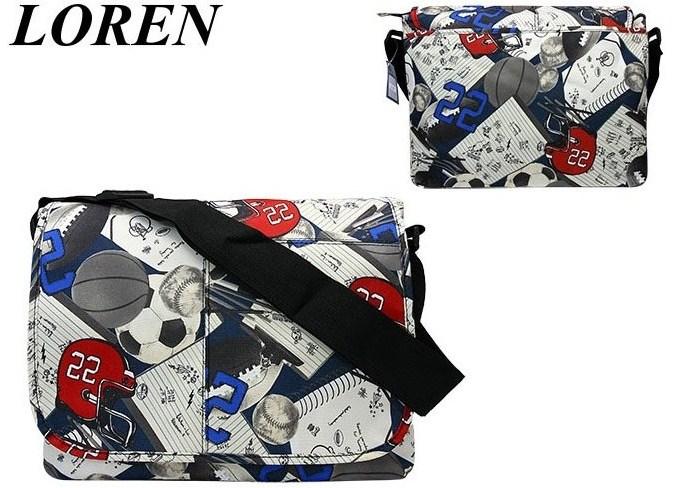 

Молодежная сумка Loren 42х32х8 см Разноцветный 000168686