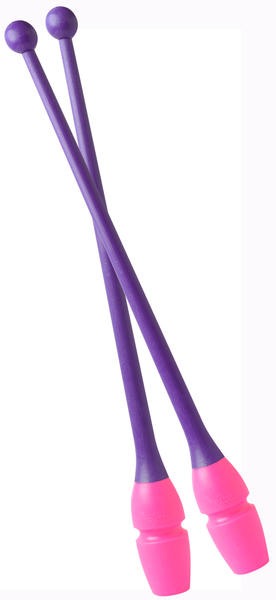 

Булавы Pastorelli комбинированные FIG 45 см Розовый-Фиолетовый