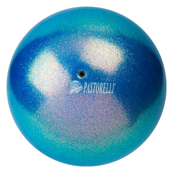 

Мяч Pastorelli 18см New Generation FIG GLITTER Blu Oceano HV