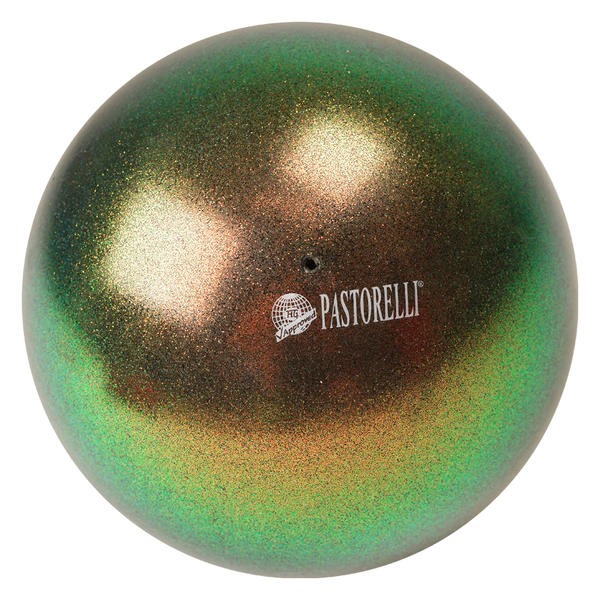 

Мяч Pastorelli 18см New Generation FIG GLITTER Verde Petrolio HV