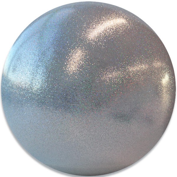 

Мяч Pastorelli 16 см GLITTER HV Серебро