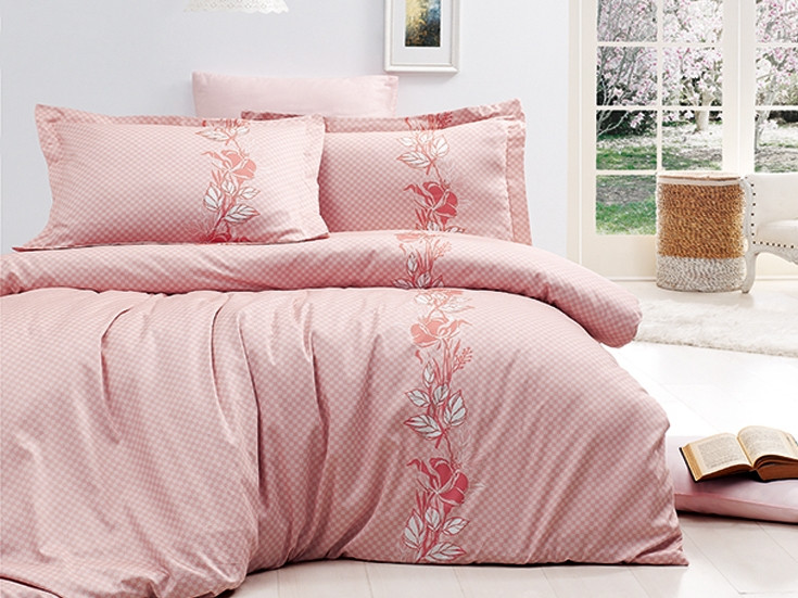 

Постельное белье First Choice сатин 200x220 Artemis Pudra