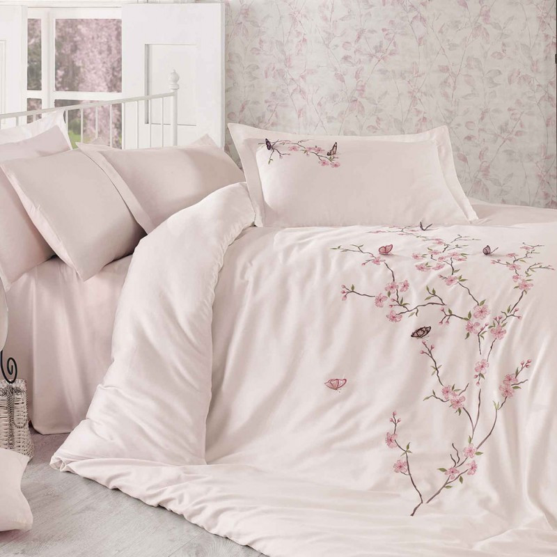 

Постельное белье вышивка Dantela 200x220 Stella Marine