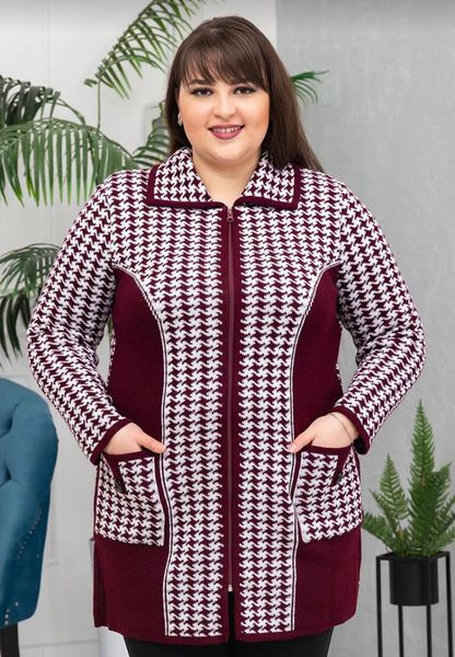 

Кардиган Gressa 816 one size Бордо