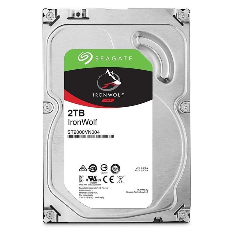 

Жесткий диск 2 TB Seagate IronWolf NAS 5900rpm 64MB (ST2000VN004)