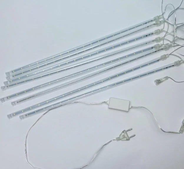 

Светодиодная уличная гирлянда тающие сосульки 144 LED 8 шт по 50 см синяя