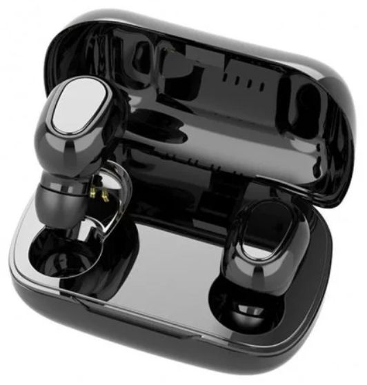

Беспроводные наушники с микрофоном bluetooth наушники в кейсе TWS L21 Черный