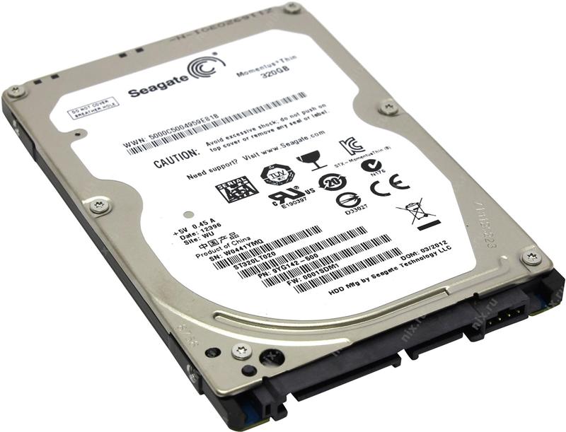 

HDD 2.5" SATA 320GB Seagate Momentus Thin 5400rpm 16MB (ST320LT020) Refurbished