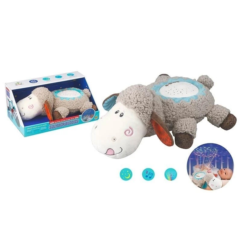 

Ночник SL 88013 "Барашек", 10 колыбельных мелодий, 6 режимов подсветки, звуки, проектор