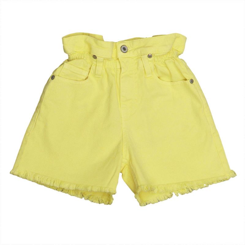

Яркие джинсовые шорты с бахромой PLEASE kids 152 см Желтый 68F00