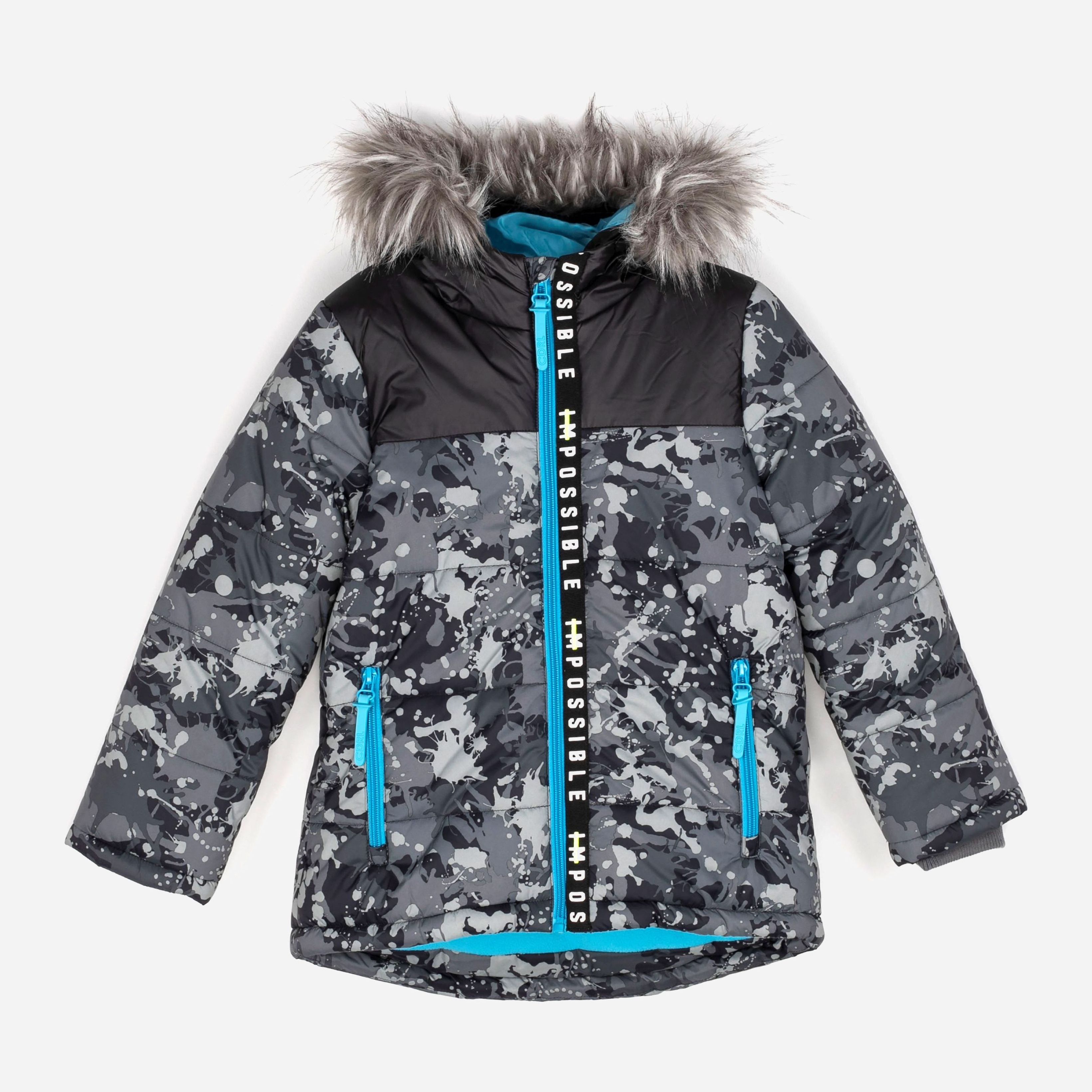 

Зимняя куртка Coccodrillo Night Squad ZC1152101NIG-020 122 см Графитовая серая