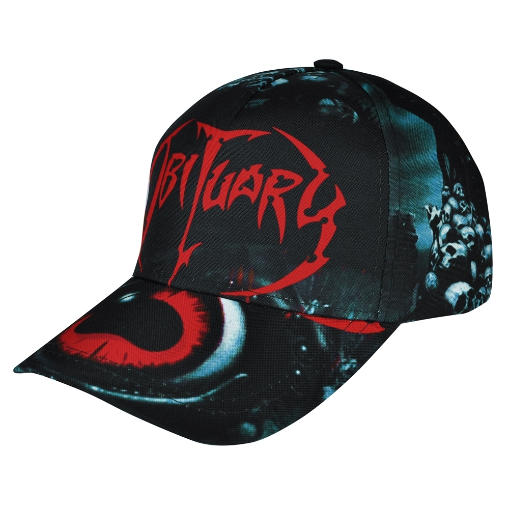

Бейсболка Rockway full print Obituary Черный