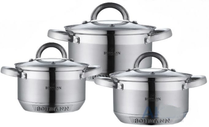 

Набор посуды 6пр. BOHMANN BH 0715