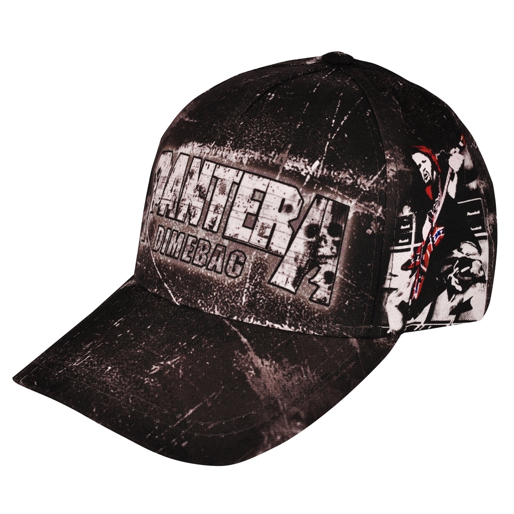 

Бейсболка Rockway full print Pantera Черный