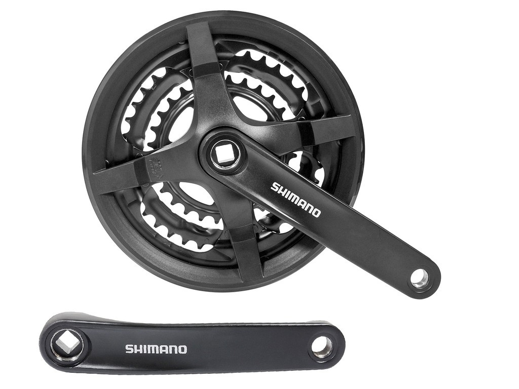 

Шатуны Shimano FC-TY301 TX набор 42x34x24Т черные под квадрат