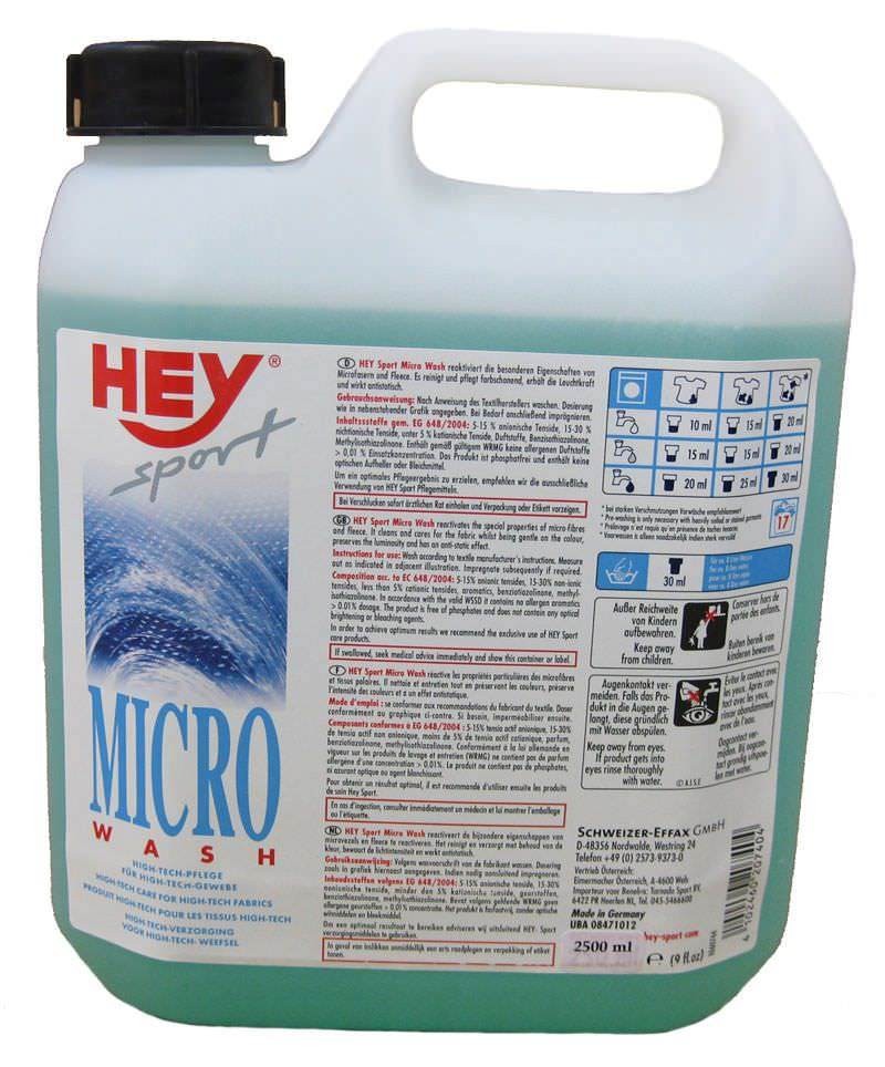 

Cредство для стирки микроволокон Hey-Sport MICRO WASH 2,5 л