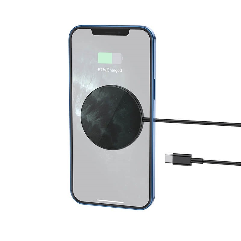 

Зарядное устройство Hoco magnetic 2в1 для iPhone 12/13, Watch (2.5-15W Max, 2.1A)