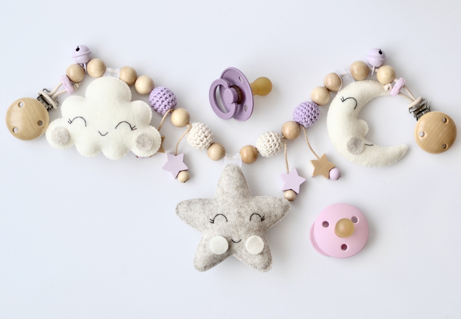 

Игрушка-растяжка Babymall Purple Cloud