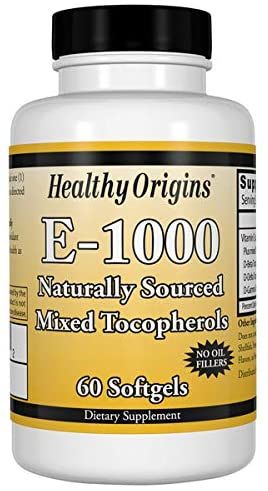 

Витамин E Healthy Origins (Vitamin E) 1000 МЕ 60 капсул