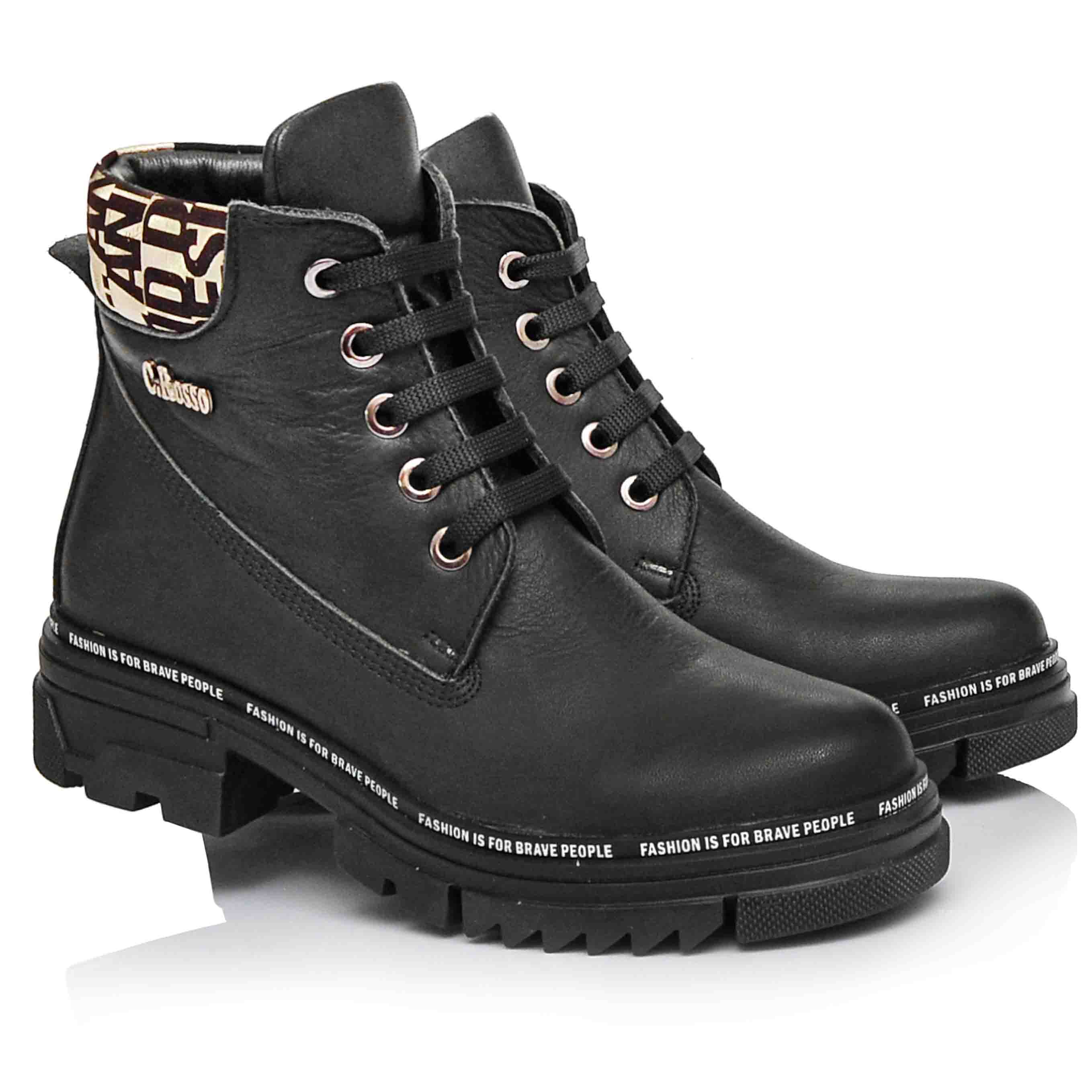 

Ботинки демисезонные для девочек Cezara Rosso 35 (24 см) Черные (012-6532)
