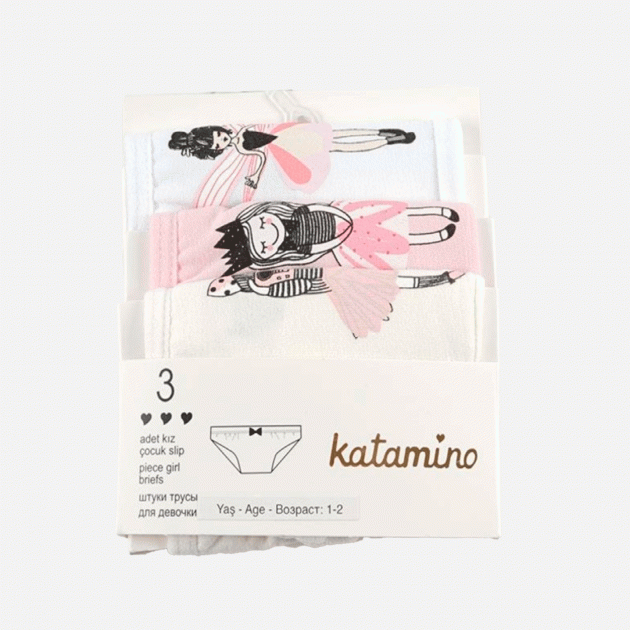 

Трусики Katamino K128140 110-116 3 шт Комбинированные