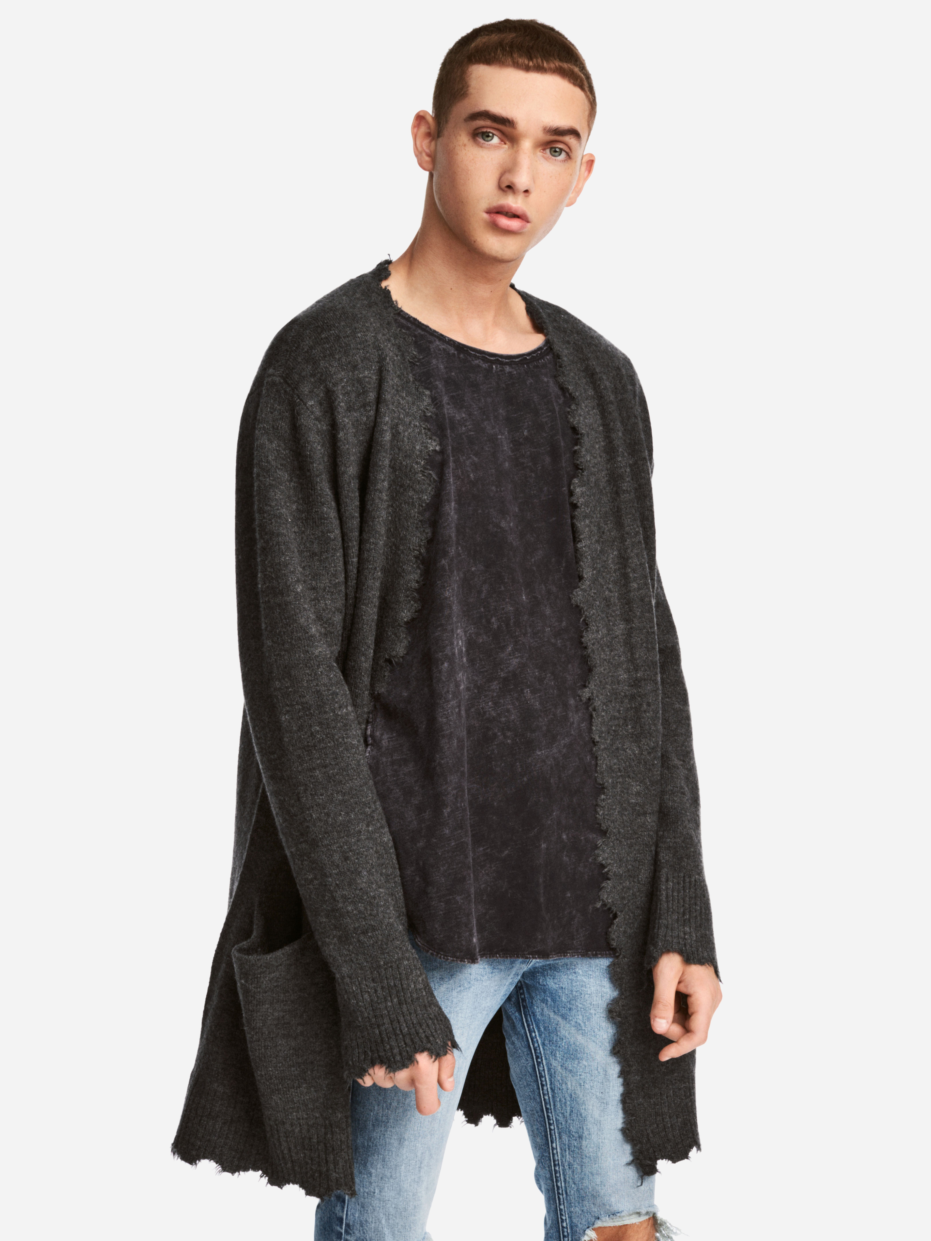 

Кардиган H&M XAZ092809JXDC XL Темно-серый