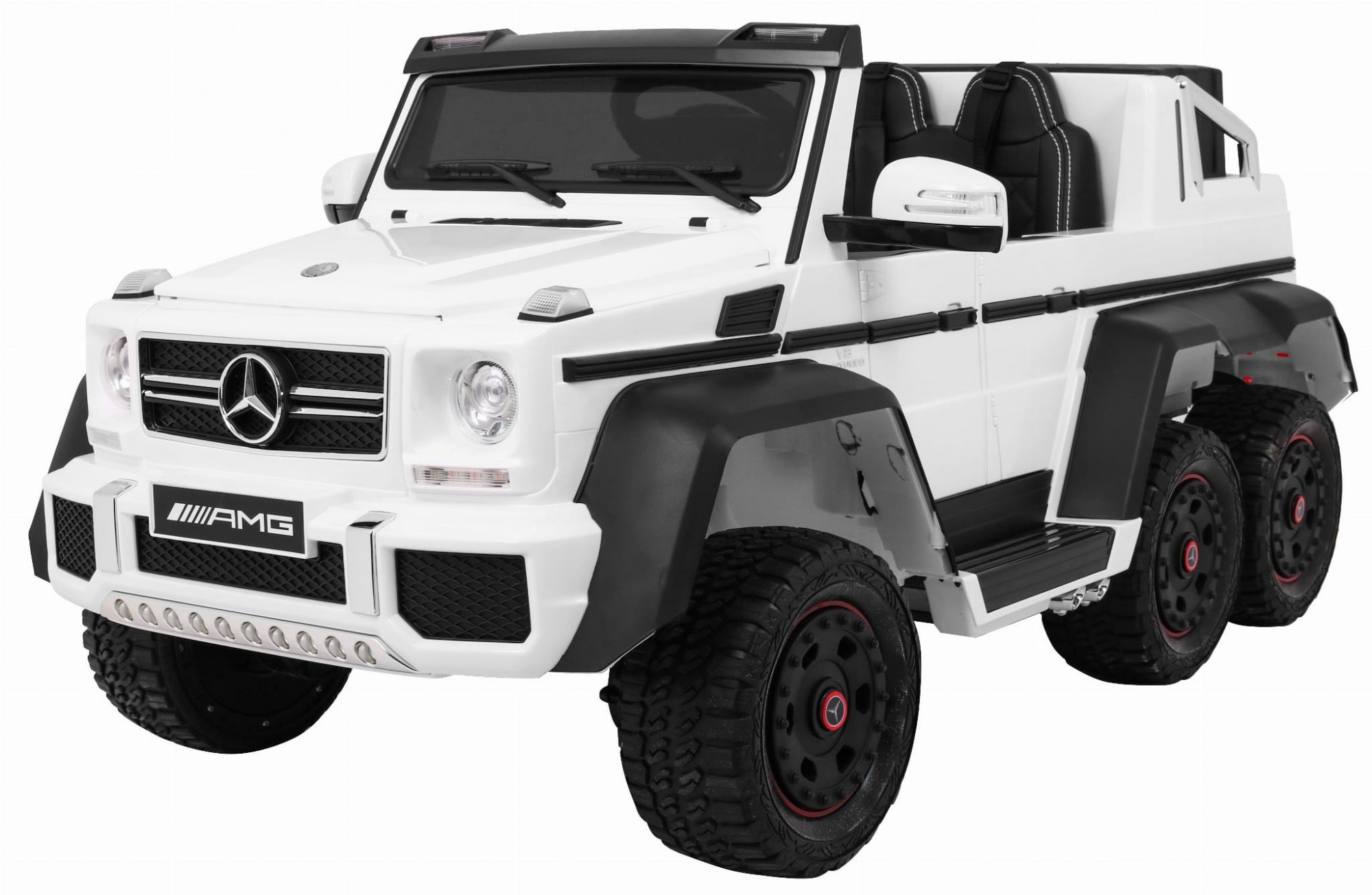 

Электроавтомобиль Ramiz Mercedes G63 6x6 12 В 3+ white PA.SX1888.BIA