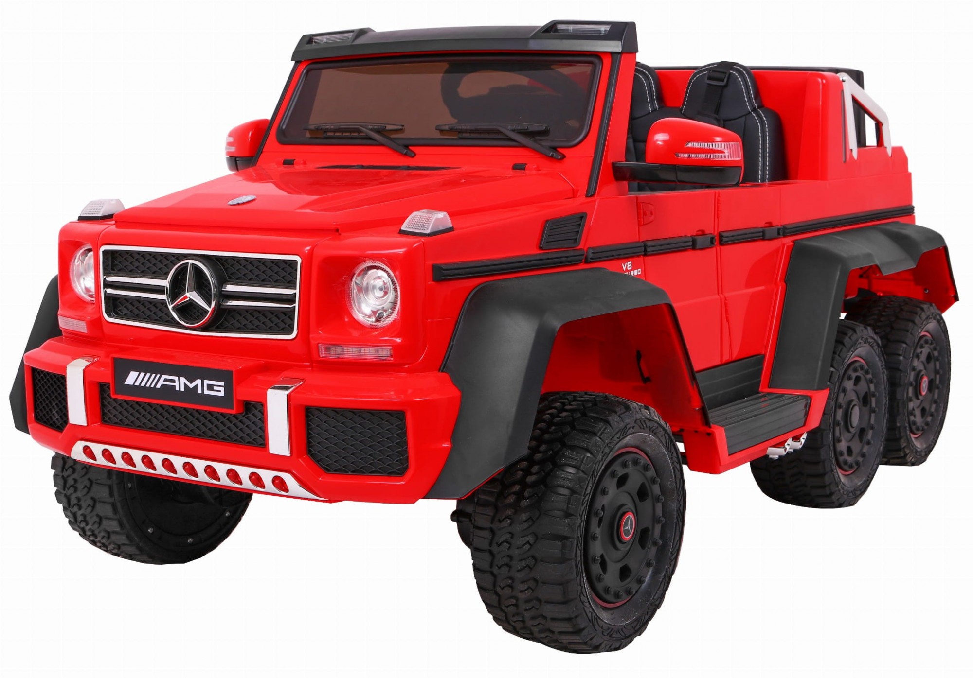 

Электроавтомобиль Ramiz Mercedes G63 6x6 12 В 3+ red PA.SX1888.CR
