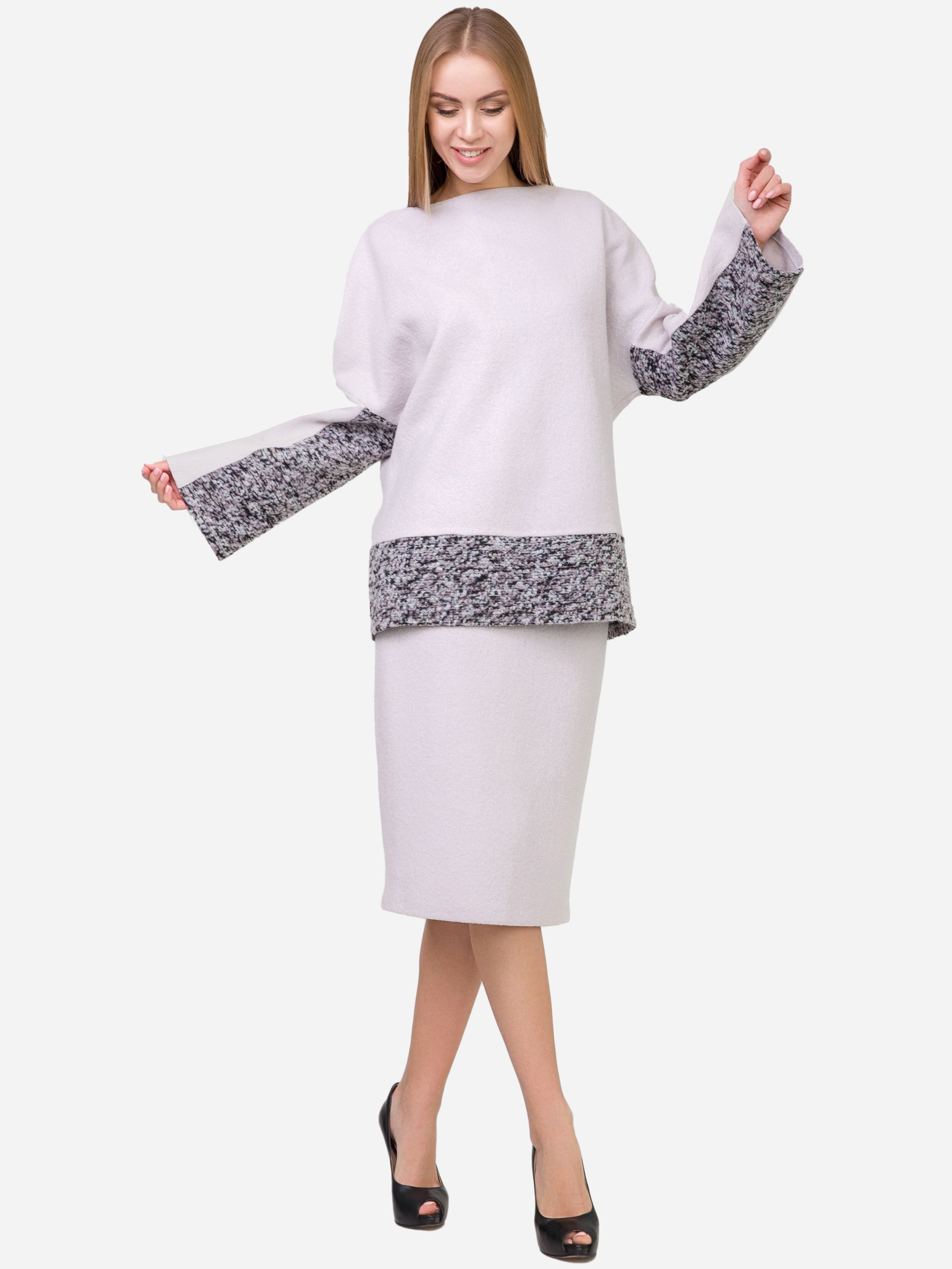 

Костюм ALVITA S-6722  Жемчужный, Костюм ALVITA S-6722 46 Жемчужный