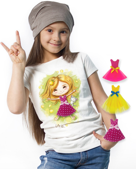 

Футболка BiBiClub Top Fairy 116 см белая