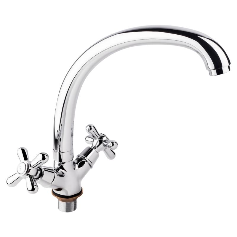 

Смеситель для кухни двухвентильный Lidz (CRM) Dominox 15 272F-3 LIDZCRM15272F3 хром (80885)