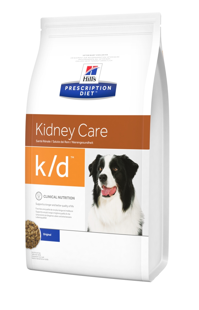 

Лечебная диета Hills Prescription Diet Canine k/d для собак с заболеваниями почек. - 2 кг