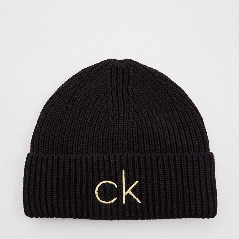 

Шапка Calvin Klein Jeans Essentials Beanie K60K608660-01D  Black / Gold, Шапка Calvin Klein Jeans Essentials Beanie K60K608660-01D One size Black / Gold