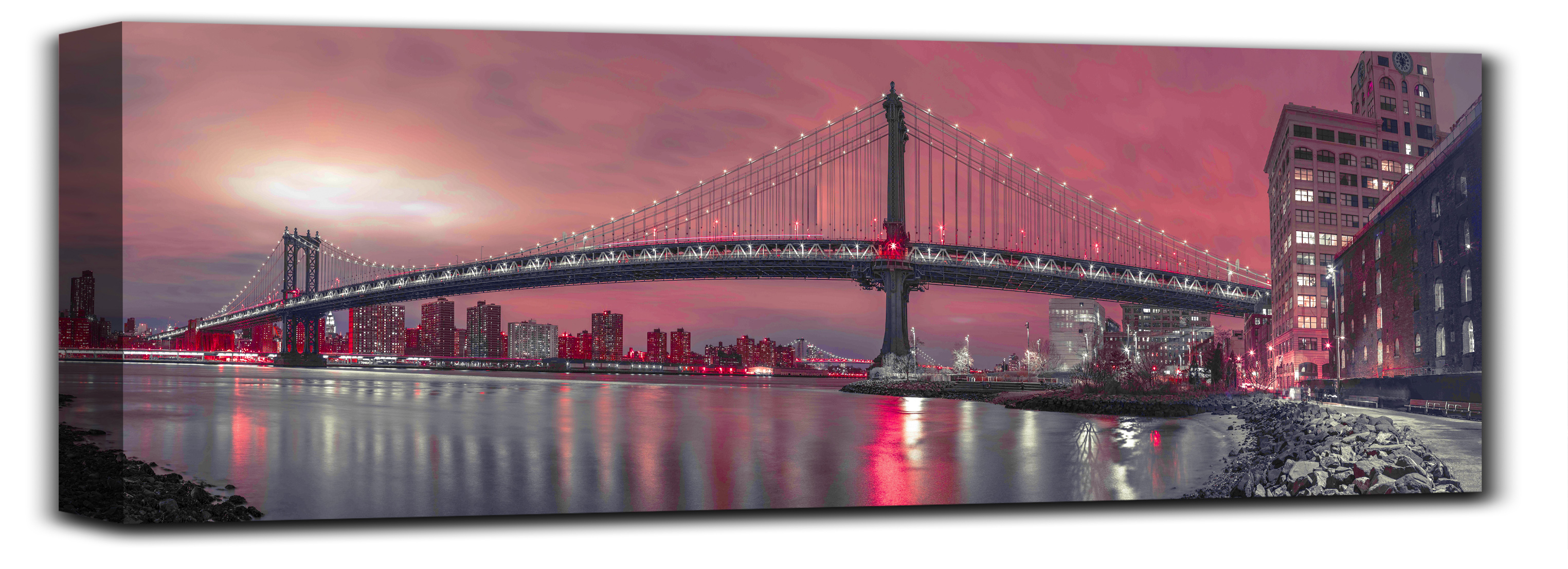 

Картина на массивном подрамнике RozenfeldArt New-York-361-Pano-C02 50*150 см