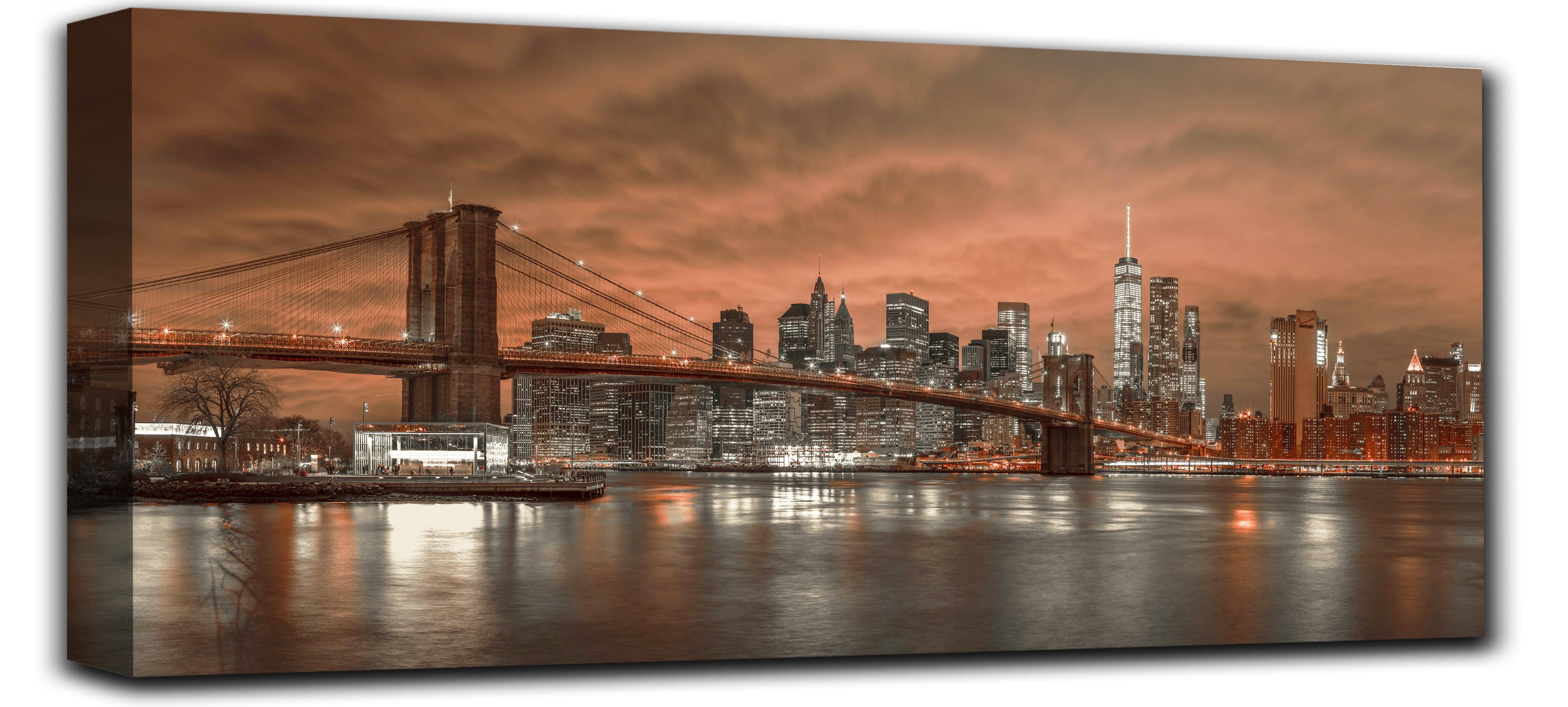 

Картина на массивном подрамнике RozenfeldArt New-York-350-Pano-C06 50*150 см