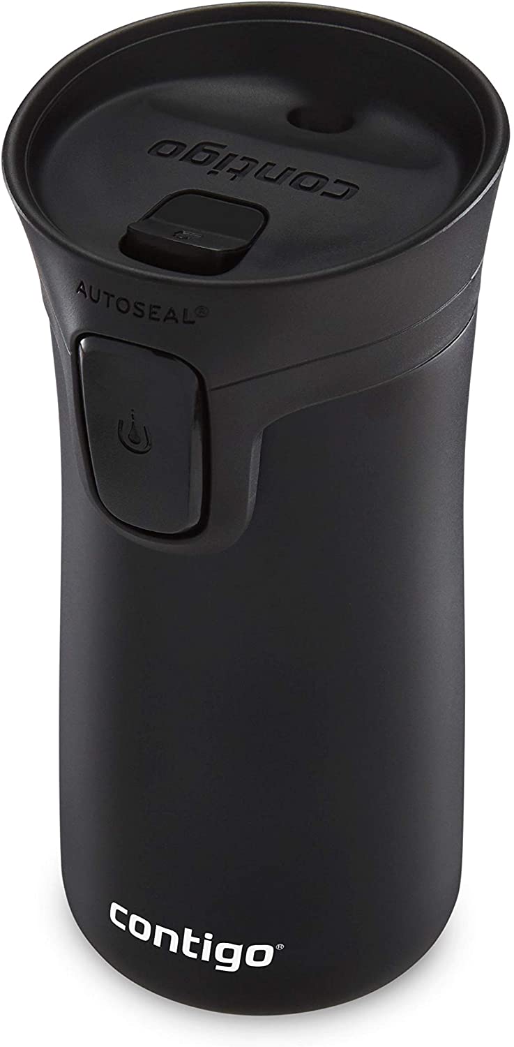 

Термокружка, термос Contigo Autoseal Travel Mug 10 Oz Matte Black 300 мл, Черная матовая