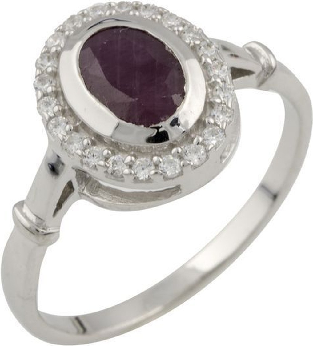 

Серебряное кольцо SilverBreeze с натуральным рубином 1.405ct 1087992 16.5 размер, 16.5 размер