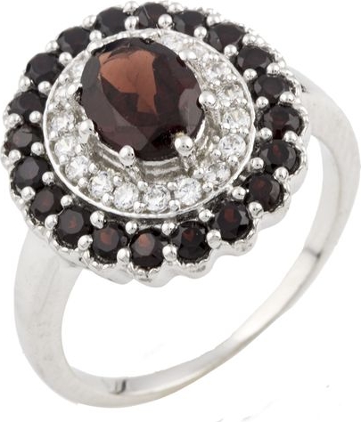 

Серебряное кольцо SilverBreeze с натуральным гранатом 2.89ct 0477633 17.5 размер, 17.5 размер
